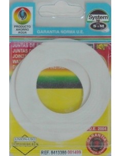JUNTA FONTAN PLANA 1'1-4 LAVABO 2PZ GOMA S M 2 PZ