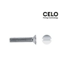 CAJA 500UNI TORNILLO METRICO AVELLANADO RANURA DIN-REF 963 4 20 ZINCADO CELO