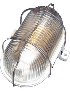 APLIQUE ILUMIN OV E T E27 60W PVC BL REJ-MET FENOPL.