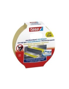 CINTA ANTIDESLIZANTE 5M 25MM AMARILLO FLUORESCENTE