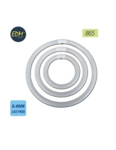 TUBO FLUORESCENTE CIRCULAR 22W TRIFOSFORO 865 EDM Ø 21CM