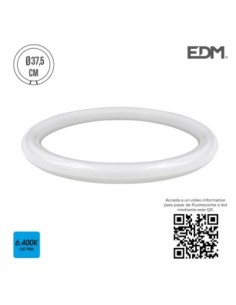 TUBO FLUORESCENTE CIRCULAR LED G10Q 20W 1700 LM 6400K LUZ FRIA EDM