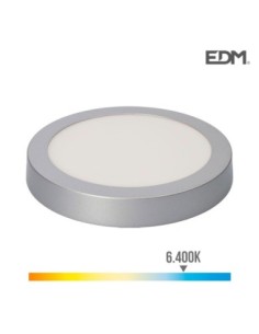 DOWNLIGHT LED SUPERFICIE 20W 1500 LUMENS 6.400K LUZ FRIA CROMO MATE EDM