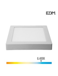 DOWNLIGHT LED SUPERFICIE 20W 1500 LUMENS 6.400K LUZ FRIA CROMO MATE EDM