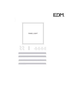 MARCO CROMO MATE (SUPERFICIE) PARA PANEL DE LED 60 60 4,2CM EDM