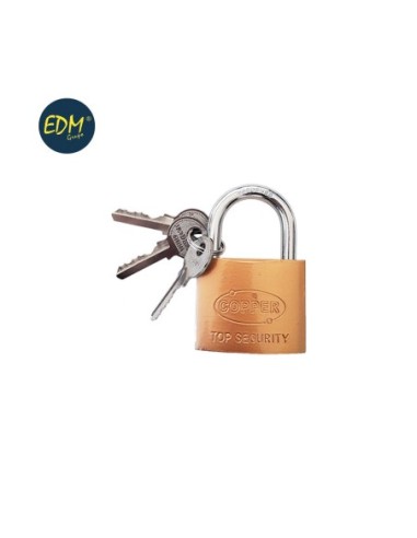 CANDADO 30MM 3 LLAVES BASIC LINE EDM