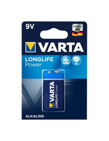 PILA VARTA ALKALINA 9V 6LR61 (BLISTER 1 PILA)