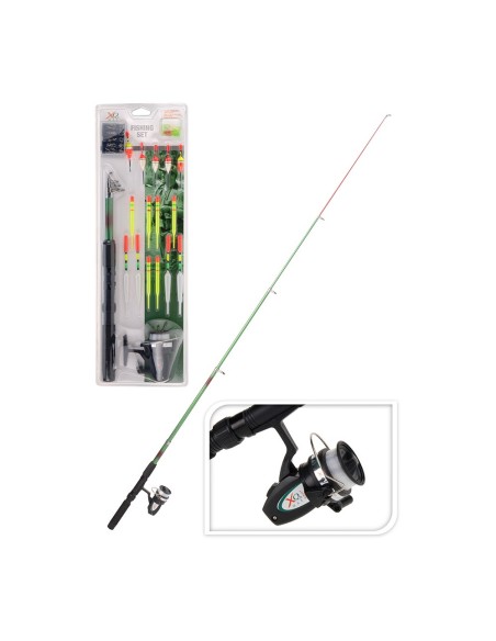 SET CAÑA PESCAR, CARRETE Y ACCESORIOS