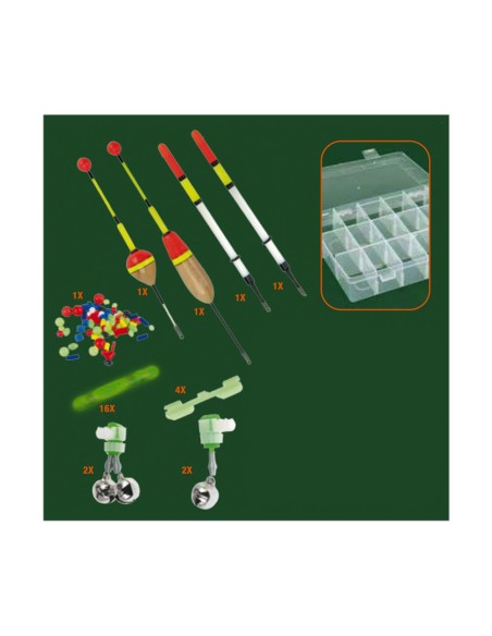 KIT PARA PESCA NOCTURNA 29 PIEZAS