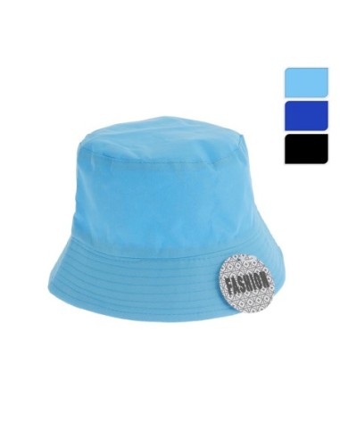 GORRO ESTILO PESCADOR COLORES SURTIDOS (AZUL MARINO, AZUL Y NEGRO)