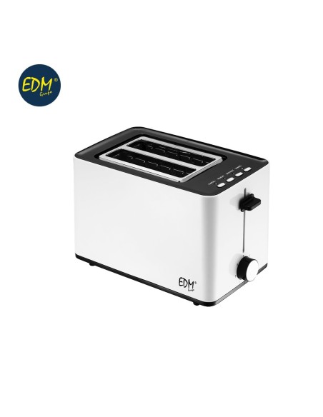 TOSTADORA DOBLE RANURA  " WHITE DESIGN"   850W   EDM