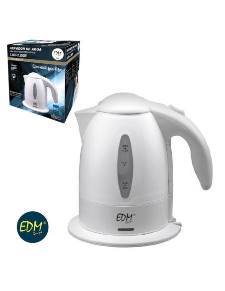 HERVIDOR DE LIQUIDOS ELECTRICO "KETTLE"   2200W   1LITRO   EDM
