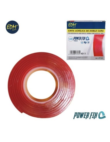 CINTA ADHESIVA DOBLE CARA ULTRA FUERTE 1,5M