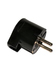 CLAVIJA ONLE  CABLE LATERAL 10-16A 4,8MM NEGRA