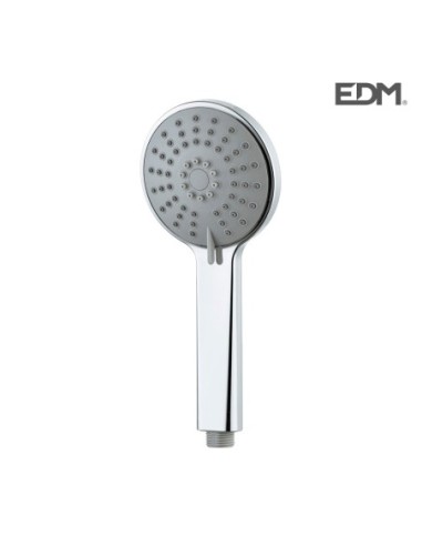 MANGO DE DUCHA   ROUND   3 FUNCIONES   CROMADO    EDM