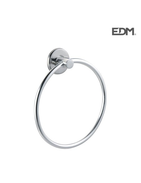 TOALLERO DE ANILLA   CROMADO   (ENVASADO)   EDM