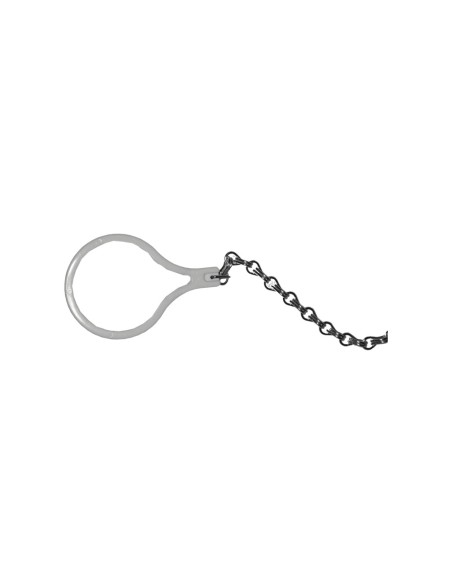 TIRADOR DE CISTERNA DE WC   ANILLA BLANCA   (ENVASADO)