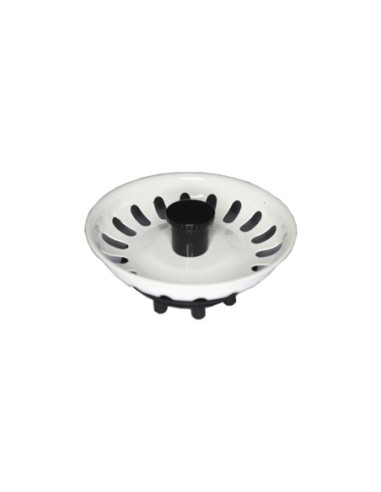 FILTRO DE REJILLA DE FREGADERA   TIPO   "TEKA"    BLANCO   (ENVASADO)