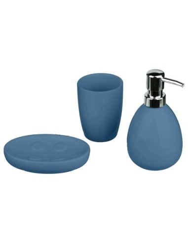 CONJUNTO PARA BAÑO MODELO SUN COLOR AZUL MARINO