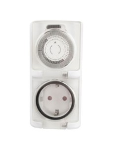 PROGRAMADOR DIARIO MEC,IP44,16A,3680W