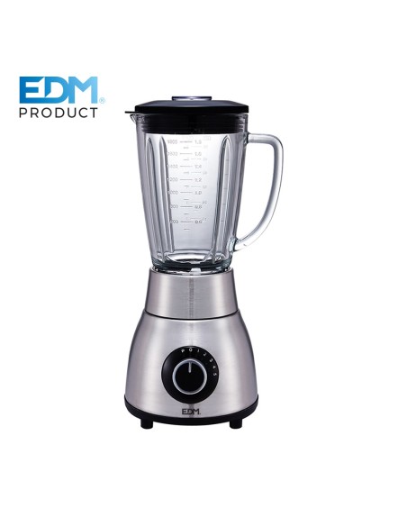 BATIDORA 1200W   CON VASO DE CRISTAL   1,8 LITROS EDM