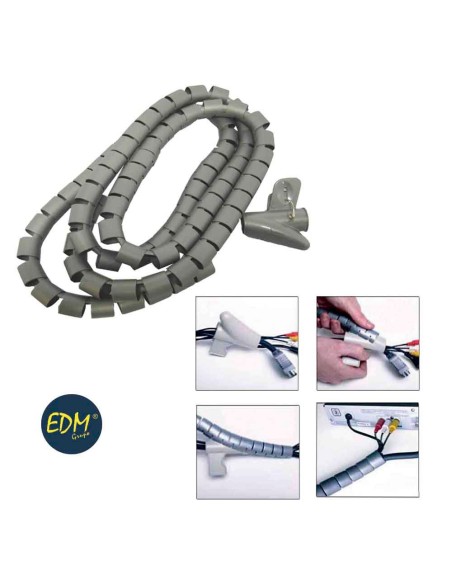 COMECABLES 2MTS - 25MM BOLSA POLYBAG EDM