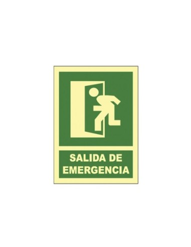 CARTEL SEÑAL SALIDA DE EMERGENCIA (IZ)