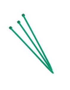 BRIDA NYLON VERDE 2,5 100 MM, (100 UN,)