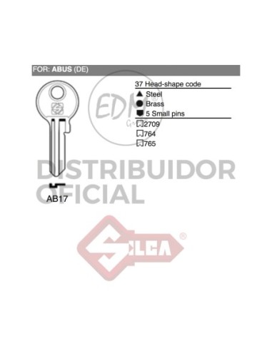 LLAVE ACERO AB17 ABUS