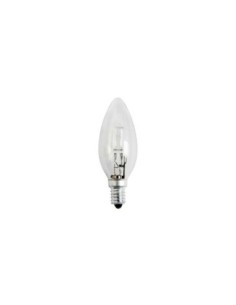 LAMPARA HALOGENA AHORRADORA VELA E14 42W CLAR