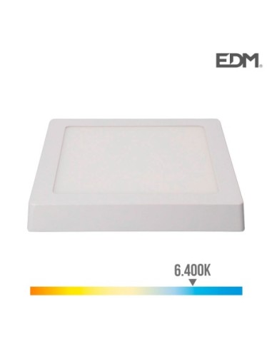 DOWNLIGHT LED SUPERFICIE 20W 1500 LUMENS 6.400K LUZ FRIA BLANCO EDM