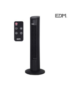 VENTILADOR TORRE NEGRO 60W EDM