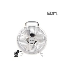 VENTILADOR SOBREMESA BLANCO 30W Ø ASPAS 20 CM EDM