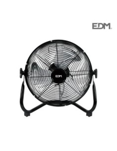 VENTILADOR INDUSTRIAL DE SUELO CROMADO 45W Ø ASPAS 30 CM EDM