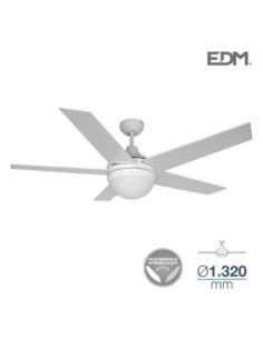 VENTILADOR DE TECHO MODELO ADRIATICO BLANCO 60W Ø ASPAS 132 CM EDM