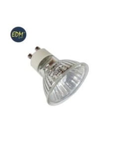 BOMBILLA HALOGENA DICROICA GU10 75W APERTURA 60grados  EDM