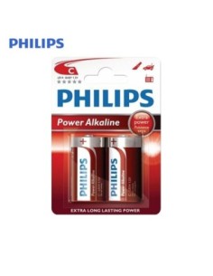 PILA PHILIPS ALKALINA LR14  C (BLISTER 2 PILAS)
