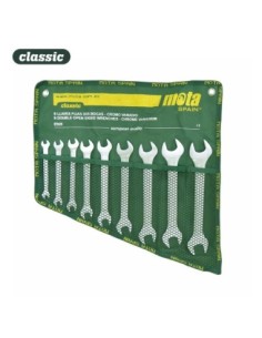 JUEGO 9 LLAVES FIJAS 6 A 23MM (TETRON) E929