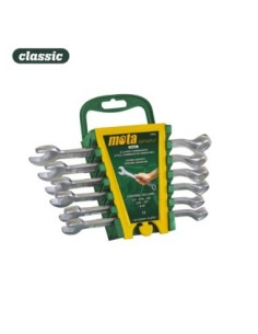 JUEGO 6 LLAVES COMBINADAS 8 A 17MM (RACK) E946