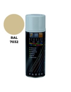 PINTURA SPRAY GRIS GUIJARRO RAL 7032 400ML FAREN