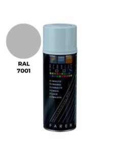 PINTURA SPRAY GRIS PLATA RAL7001 400ML FAREN