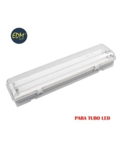 REGLETA ESTANCA PARA TUBO LED EQ 2 18W 65CM EDM IP44