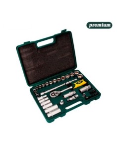 JUEGO DE BOCALLAVES Y ACC. ENC. 3-8"  40 PCS CR.V EK502