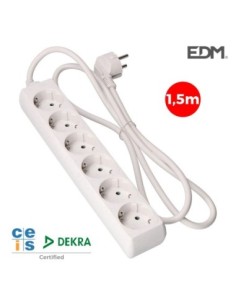 BASE MULTIPLE 6 TOMAS SCHUKO 1,5M 3 1,5MM