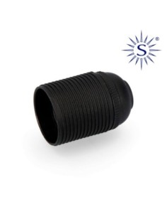 PORTALAMPARAS ROSCADO E 27 NEGRO HOMOLOGADO