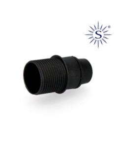 PORTALAMPARAS E 14 SEMI ROSCADO NEGRO