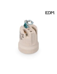 PORTALAMPARAS PORCELANA E 27 EDM