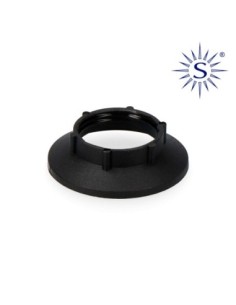 ARANDELA PARA PORTALAMPARAS E 14 SEMI ROSCADO NEGRO