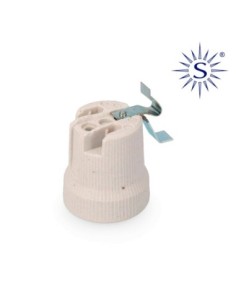 PORTALAMPARAS PORCELANA E 27 PARA PLAFONES