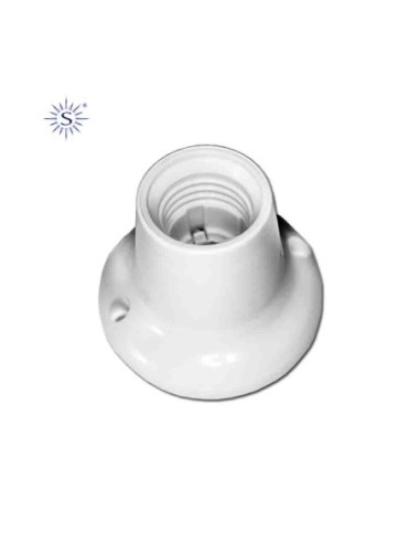 PORTALAMPARAS ZOCALO E27 RECTO